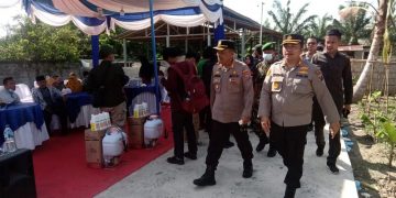 Kapolres Pelabuhan Belawan Dampingi Gubsu Melaksanakan Vaksinasi Guna Mencegah PMK Jelang Idul Adha 1443 H