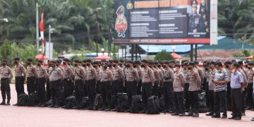 Polda Sumut Berangkatkan 550 Personel Amankan Pilkades Palas