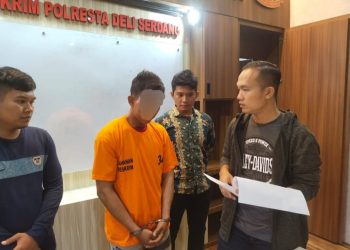 Sat Reskrim Polresta Deli Serdang Tangkap Seorang Pria Warga Tanjung Morawa Pelaku Curas