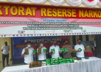 Direktorat Narkoba Polda Sumut Ringkus 14 Kurir Narkoba