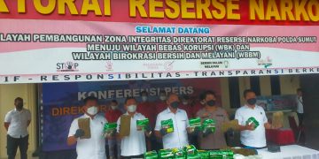 Direktorat Narkoba Polda Sumut Ringkus 14 Kurir Narkoba