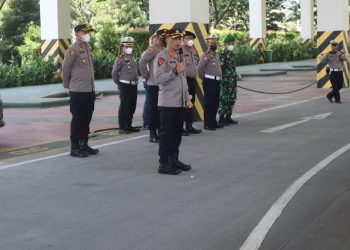 Dipimpin Kombes Pol Irsan Sinuhaji, Polresta Deli Serdang Giat Pengamanan Kedatangan Delegasi W-20 di Wilkum