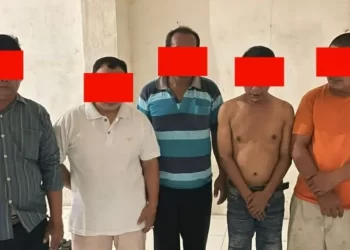 Penggerebekan Lokasi Judi Tembak Ikan Di Asahan, 10 Orang Tertangkap