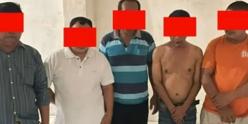 Penggerebekan Lokasi Judi Tembak Ikan Di Asahan, 10 Orang Tertangkap