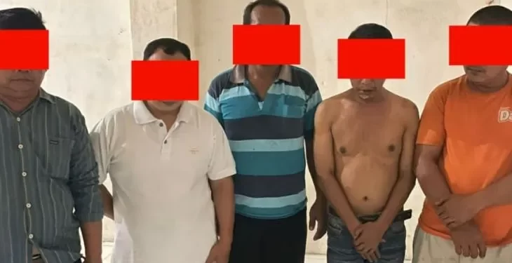 Penggerebekan Lokasi Judi Tembak Ikan Di Asahan, 10 Orang Tertangkap