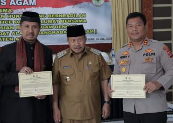 Optimalisasi Penerapan Restoratif Justice, Polres Agam Buat MOU Dengan LKAAM