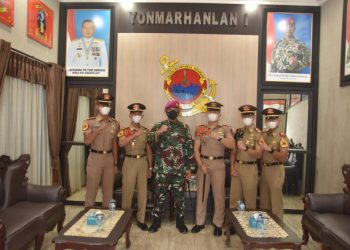 Danyonmarhanlan I Menerima Kunjungan Silaturahmi Siswa Cadet AAL