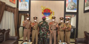 Danyonmarhanlan I Menerima Kunjungan Silaturahmi Siswa Cadet AAL