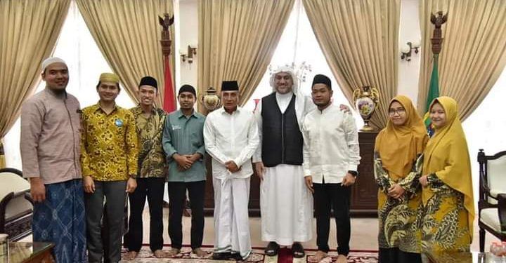 Edy Rahmayadi Didoakan Imam Syekh Hussein Al Jabber