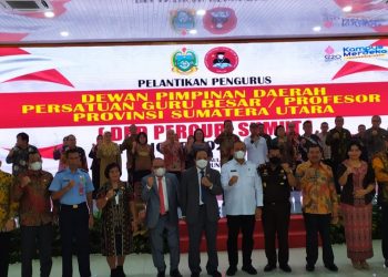 Pelantikan Pengurus DPD Persatuan Guru Besar / Profesor Propinsi Sumatera Utara Masa Bakti 2022-2027