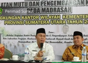 Kabid Penmad Optimis Mutu Dan Kualitas Pendidikan Madrasah di Sumut Akan Meningkat