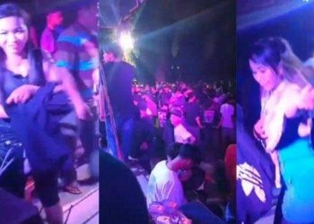 Viral, Digelar di Ladang Sawit Gadis Seksi Berjoget di Asahan Ricuh