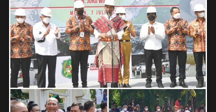 Plt Bupati Langkat Afandin Hadiri Harganas di Medan, Jokowi Ajak Kemandirian Pangan
