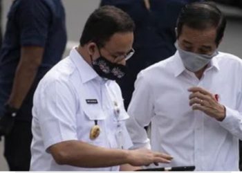 Presiden Joko Widodo (Jokowi) tidak menghadiri acara Grand Launching atau peluncuran Jakarta International Stadium (JIS)