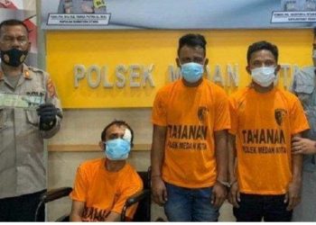 Tiga Pencuri Mobil Di Medan Ditangkap Setelah Nyaris Tewas Diamuk Massa