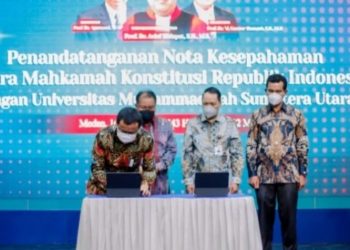 UMSU dan MK Sepakat Lanjutkan Kerja Sama Kedua