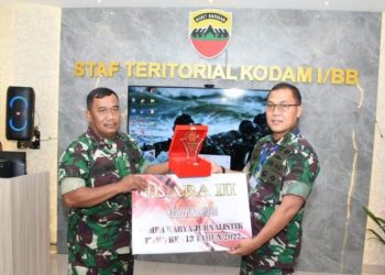 Kapenrem 023/KS Raih Juara III Lomba LKJ TMMD Ke-113 Kodim 0205