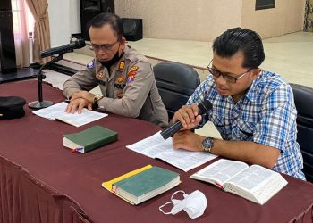 Rutin Binrohtal, Bentuk Karakter Personel Polres Tapteng Lebih Humanis