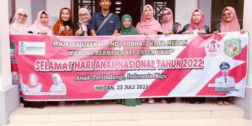MD FORHATI Medan  bersama  Kelurahan Rengas Pulau  Gelar Gebyar Hari Anak Nasional 2022 “Anak Terlindungi, Indonesia Maju”