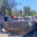 Tangki Limbah Minyak Kotor Terbakar di Eks PT Lestari Wood Sergai