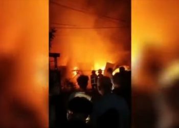 Bengkel Motor di Medan Ludes Terbakar di Malam Idul Adha