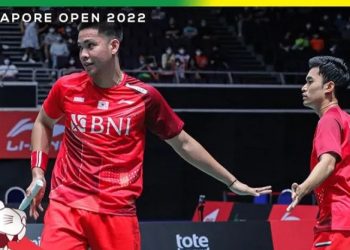 Leo Rolly Carnando/Daniel Marthin mengantongi gelar juara perdana BWF World Tour Di Singapore Open 2022