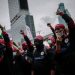 Ratusan Buruh DKI Jakarta Demo Minta Banding atas putusan turunnya UMP