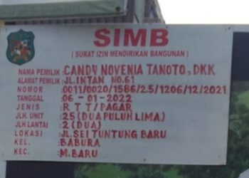 Sejumlah Bangunan Sudah Dilaporkan, Belum Ada Tindakan, Dinas PKP2R Terkesan Tutup Mata