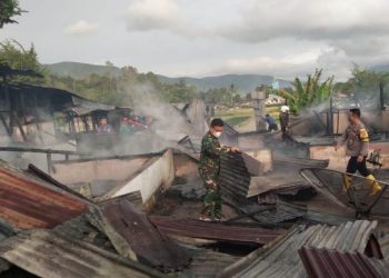 4 Unit Rumah di Taput Hangus Terbakar, Kerugian Rp 300 Juta