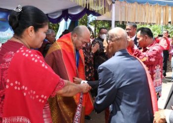 Bupati Taput Hadiri Pesta 150 Tahun Gereja HKBP Janji Angkola