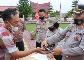 Pemeriksaan Personel dan Senjata Api di Polres Humbahas, Ada Apa?