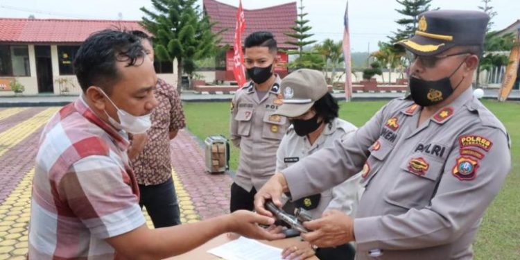 Pemeriksaan Personel dan Senjata Api di Polres Humbahas, Ada Apa?