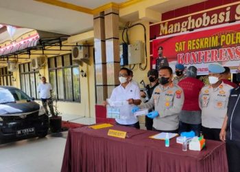 Sat Reskrim Pores Tapteng Ungkap Pelaku Pencuri Mobil