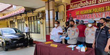 Sat Reskrim Pores Tapteng Ungkap Pelaku Pencuri Mobil