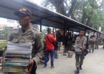 Pemko Medan Berlaku Zalim, Paksa Pedagang Buku Pindah, Meski Tempat Relokasi Belum Selesai