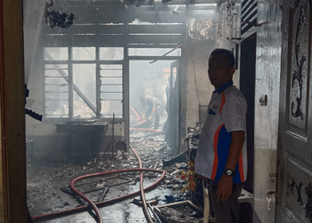 Ditinggal Pemiliknya Berobat ke Medan, Rumah Panggabean Terbakar di Dairi