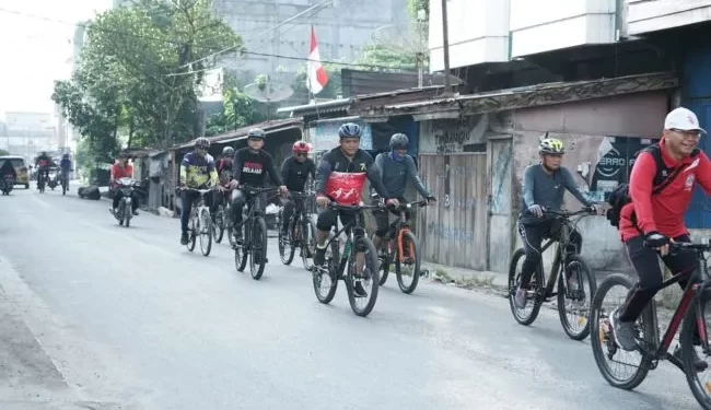 Bupati Asahan Pimpin Gowes Sehat Sejauh 23 Kilometer
