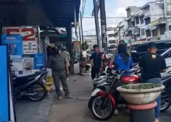Sepeda Motor yang Parkir di Trotoar Jalan Sutomo Siantar Ditertibkan