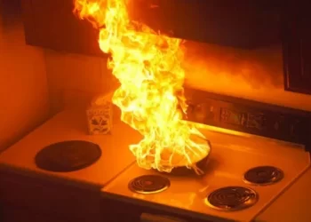 Kebakaran DiBelawan Diduga Penyebabnya Kebocoran Gas