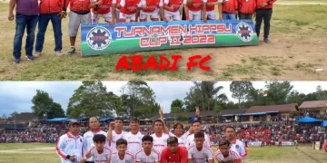 Abadi FC Juara I Sepak Bola Umum pada Turnamen Hippsu Cup II di Dairi