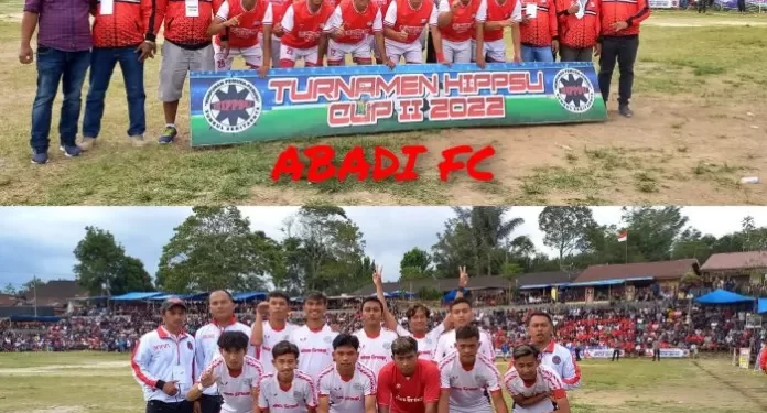 Abadi FC Juara I Sepak Bola Umum pada Turnamen Hippsu Cup II di Dairi