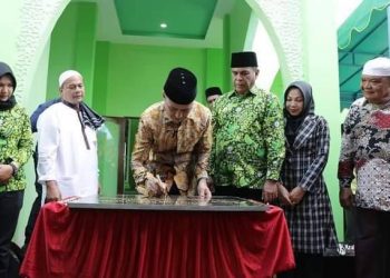 Lanjutkan Amanah Sang Ayah, Wagub Sumut Resmikan Masjid di Madina