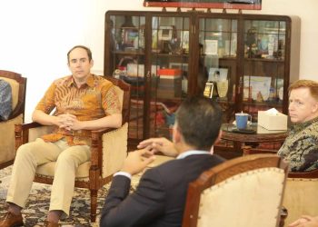 Musa Rajekshah Sambut Kujungan Konselor Politik Kedubes AS Kyle Richardson, Bahas Soal Pesta Politik 2024