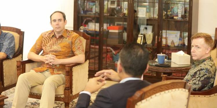 Musa Rajekshah Sambut Kujungan Konselor Politik Kedubes AS Kyle Richardson, Bahas Soal Pesta Politik 2024