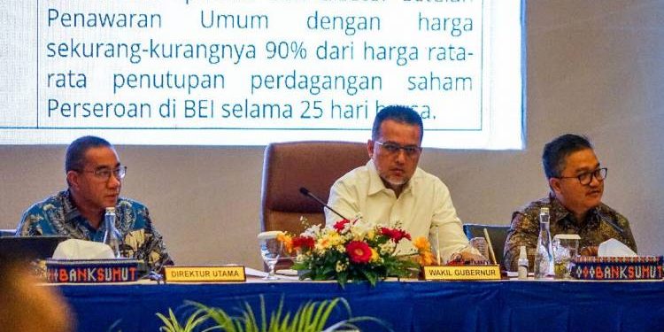 Gelar RUPS-LB, Wagubsu Ajak Kabupaten/Kota Ikut Besarkan Bank Sumut