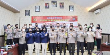 Polres Padang Sidempuan Ikuti Supervisi dan Asistensi Kehumasan