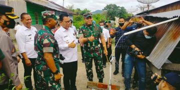 Danrem 023/KS Serahkan Sumur Bor Air Bersih ke Masyarakat