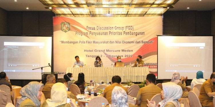 Pemko Medan Gelar FGD Membangun Pola Pikir Masyarakat dan Nilai Ekonomi Sampah