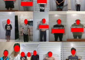 Meresahkan Masyarakat, 16 Orang Genk Motor Bersajam Diamankan Satreskrim Polrestabes Medan