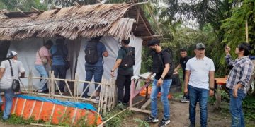 Polrestabes Medan Gerebek Barak Perjudian dan Peredaran Narkoba di kawasan Sky Garden Binjai
